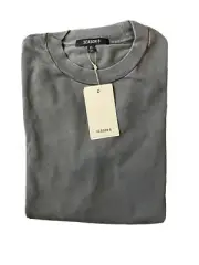 Yeezy Season 6 Calabasas Long-Sleeve Tee "Core/Indigo" (Grey/Blue) Size XS