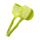 2 x Hand-held Lemon Onion Tomato Fruit Slicer Fruit and Vegetable Slicer Chopper