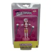 Marvel Gwenpool Wooden Push Puppet Figure Interactive Toy Deadpool Alternate NEW