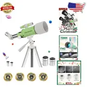 70mm Aperture Astronomy Telescope for Adults - 15X to 150X Magnification