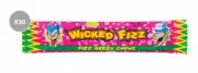 900573 30 x 12g BARS WICKED FIZZ CHEWS BERRY FLAVOURED SHERBET SOUR LOLLY CANDY