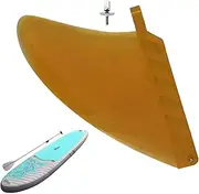 Paddleboard Replacement Fin, Flexible Paddleboard Surfing Fins Paddle Board Accessories, Practical Longboard Fins Stand up Paddle Board Fin with Screws for Water Sports Boards