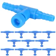 10pcs Fish Tank Aquarium Airline Regulator Pump Air Line Tube Flow Control