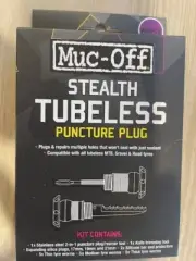 Muc-Off, Stealth Tubeless Plugs, Patch Kit, Purple, Pair (MSRP $54.99)