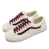 在飛比找ETMall東森購物網優惠-Vans 休閒鞋 Style 36 男鞋 女鞋 白 紅 麂皮