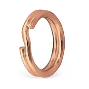 5 X Rose Gold Split Ring
