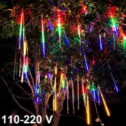 Meteor Shower Star Falling Rain Drop Snow Fall LED XMAS 50cm String Lights AUS