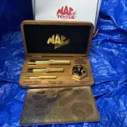 MAC TOOLS LIMITED EDITION 24K GOLD PLATED TAP & DIE SET.