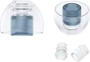 SpinFit NEO for IEM - M - Silicone Patented Eartips for Replacement, Secure Fit and Supreme Comfort, Reduce Allergic Reaction, One Set Fits Normal and Thin Nozzles (1 Pair)(with Inserts)