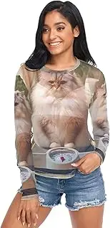 [RPLIFE] People Walking Near Eiffel Tower Mesh Sleeve Top, Sheer Long Sleeve Top