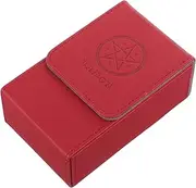 Levemolo Portable Tarot Cards Storage Case PU Holder for Tarot Card Decks Design with Sealed Lid for Organizing and Protecting