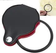 OriGlam 5X Optical Glass Mini Pocket Magnifier, Magnifying Glasses with Cortical Protective Cover for Office/Reading/Hobbies
