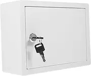 LALAFINA Multi Use Wall Mounted Milk Box with Lock Durable Outdoor Mailbox for Milk Bottles and Mail for Home Easy to Install Practical Design