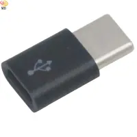 在飛比找momo購物網優惠-【月陽】金屬母座Micro USB轉Type-C轉接頭(US