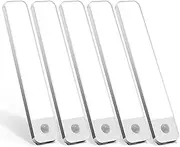ONLYWIN Under-Unit Light Kitchen LED Pack of 5, 96-LED Motion Sensor Light, Cabinet Lighting, Dimmable & Wireless for Kitchen, Bedroom, Stairs, Cupboard & Indoor Use