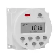 1 Second Interval 220V Digital LCD Timer Weekly Programmable Time2357