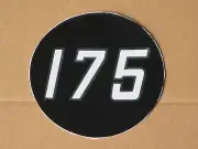 HOOD EMBLEM DECAL FOR MASSEY FERGUSON DECALS MF 175