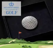 Japan Imperial Household Agency Authorized Silver Green Marker Dimple Golf