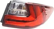 TDTAPN Taillamp Assembly Compatible for Lexus ES200 ES250 ES350H 2015-2017 Car Rear Bumper Outer Brake Warming Light(Outer-Left Side)
