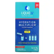 Liquid I.V., Hydration Multiplier, Electrolyte Drink Mix, Strawberry, 10 Individual Stick Packs