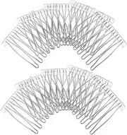SHERCHPRY 10pcs Stainless Steel Hair Comb Comb Hair Sticks for Buns White Stainless Steel