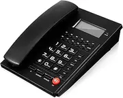 MINAOLULUS Corded Desktop Telephone Caller Display Volume Controls Comfortable Buttons for Home Office Use Performance Clear Sound Quality