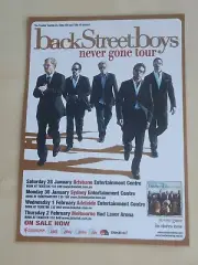 BACKSTREET BOYS - 2006 Australia ' Never Gone' Tour Poster - Laminated - NEW