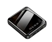 S28 Mini 10000mAh Detachable Self-contained Cable Power Bank Digital Display Fast Charging Mobile Power Supply with Lighting