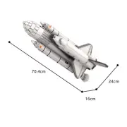Columbia STS-1 External Fuel Tank with SRB Addons Building Blocks Set