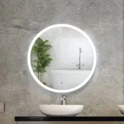 1 Set 70cm Embellir Wall Mirror Led light Makeup Mirror Round Vanity