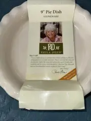 Paula Deen 9" Scalloped Edge Deep Dish Pie Plate