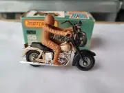 MATCHBOX SUPERFAST - HARLEY DAVIDSON [GOLD] TAN RIDER MINT VHTF BOX GREAT