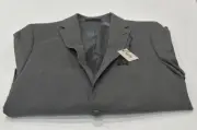 Kenneth Cole Reaction Men's Techni-Cole Suit Separate Suit Jacket, Grey, 16 Reg