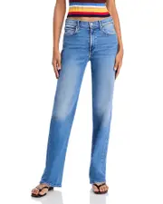 Mother The Kick It High Rise Bootcut Jeans in Fan Favorite