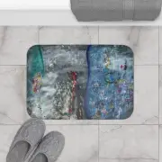Outer Space Home Bath Mat with Abstract Design, Colorful Bathroom Decor, [...]