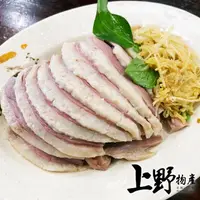 在飛比找momo購物網優惠-【上野物產批發館】古早味 鹹水鵝/燻茶鵝(400g±10%/