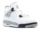 Nike Air Jordan 4 BG 836016-192 GS White Cement 3.5Y NEW IN BOX DS 2016