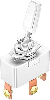 Zicojia 50A 12V DC Heavy Duty Toggle Switch R13-401-103 Car Toggle Switch Car Modified High Current Toggle Switch 1 PCS Metal