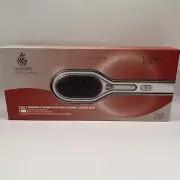 LyeaLion Ionic Hair Straightening Brush Ceramic Coated Teeth (Gold Color Brush)