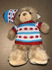 VINTAGE RUSS Bear of the Month JANUARY TEDDY BEAR 10" Plush STUFFED ANIMAL NWT