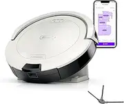 [Shark] Navigator Robot Vacuum with SmartPath Navigation and Self-Cleaning Brushroll, Powerful Suction, for Carpets & Hard Floors, White, AV2120