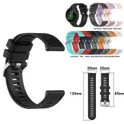 20MM Silicone Sport Watch Band Strap For Garmin Forerunner 55 158 GPS Tracker