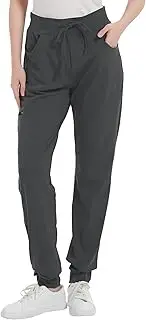 [QBK] Petite/Regular/Tall Stretchy Jogger Scrubs Yoga Style Scrub Pants for Women High Waisted