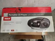 RCA RCD175 CD/Radio Boombox Disc Cassette Player Audio 3.5mm AUX MP3 iPhone