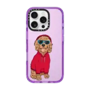 iPhone 16 Pro Impact Case Hipster Cockapoo