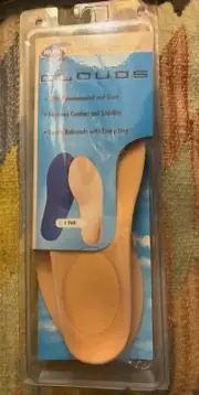 KLM Orthotics Clouds Insoles Mens 9 Women’s 11 Super Soft Ankle Arch Pain