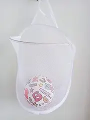 [Heng happy] Small Mesh Hanging Laundry Hamper Basket, Mesh Hamper, Wall Dirty Clothes basket
