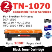 2x Non-OEM Toner TN1070 for Brother HL 1110 HL1110 MFC1810 HL1210W DCP1510 MFC