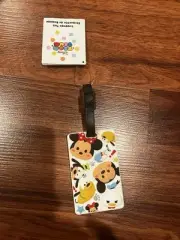 Disney Tsum Tsum Luggage Tag Mickey Goofy Donald Minnie New