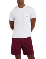 [Marcs] Gary Goldfish Embroidery Tee in White